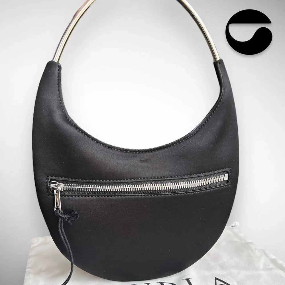 🚫SOLD ON DEPOP🚫NWT Coperni Ring Swipe Mirror Stud Black Shoulder / Top Handle - Picture 5 of 17